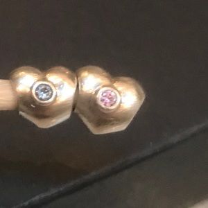 Authentic Pandora two hearts